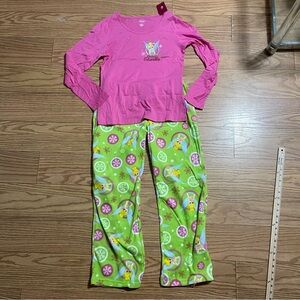 Y2K Tinkerbell Pajamas Large